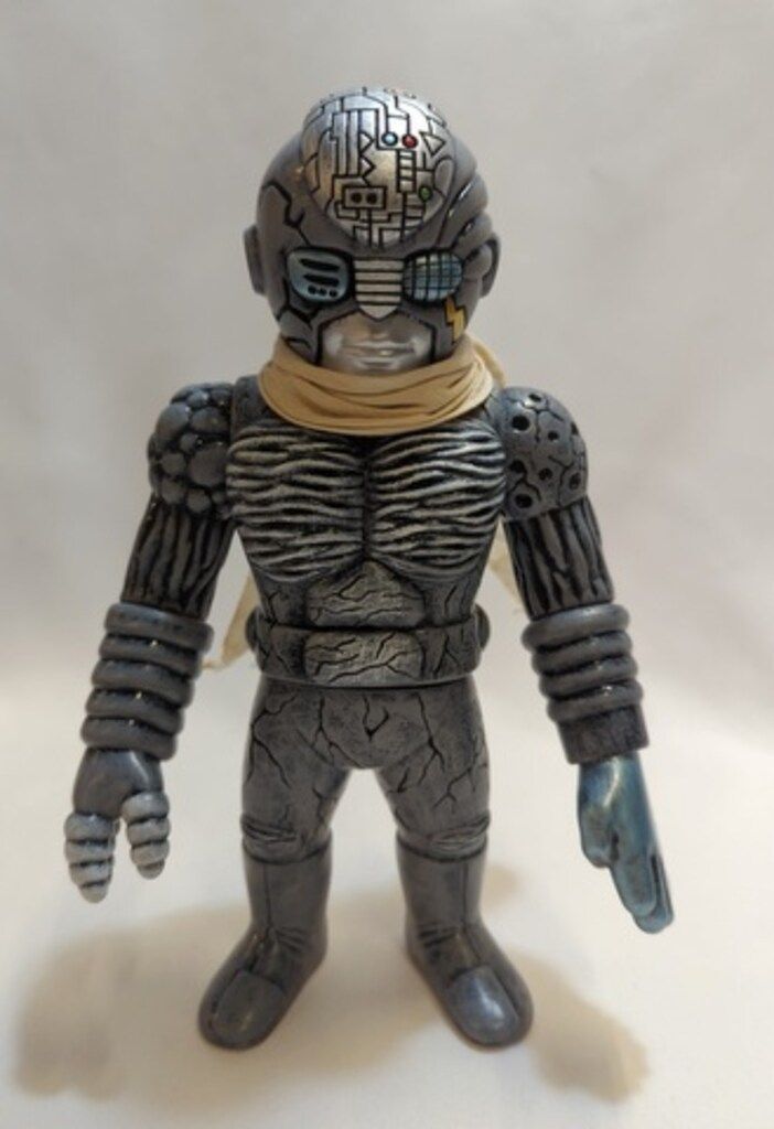 REALHEAD サンダーヘッド グレー 白マフラー