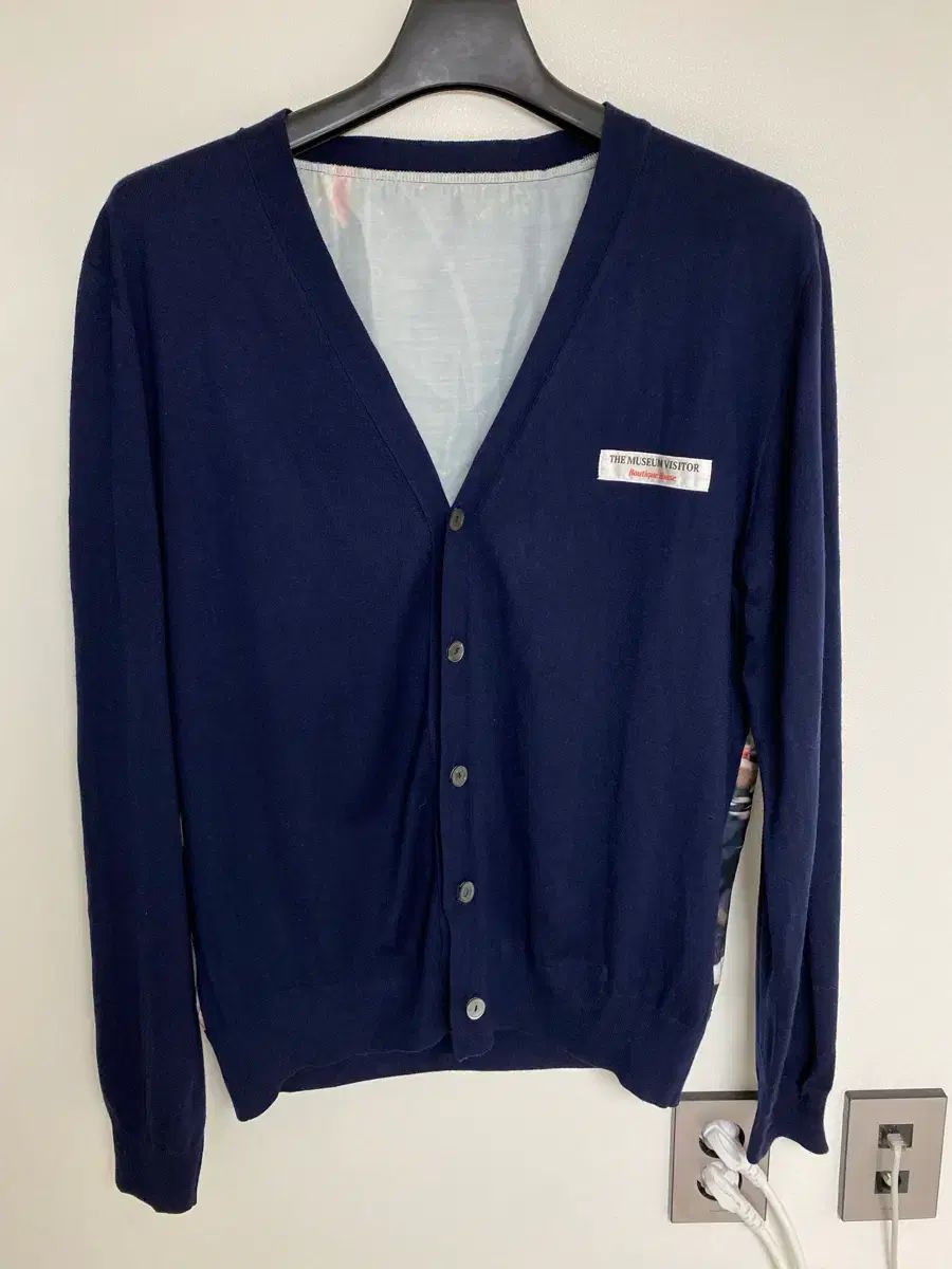 The Museum Visitor ネイビー カーディガン L