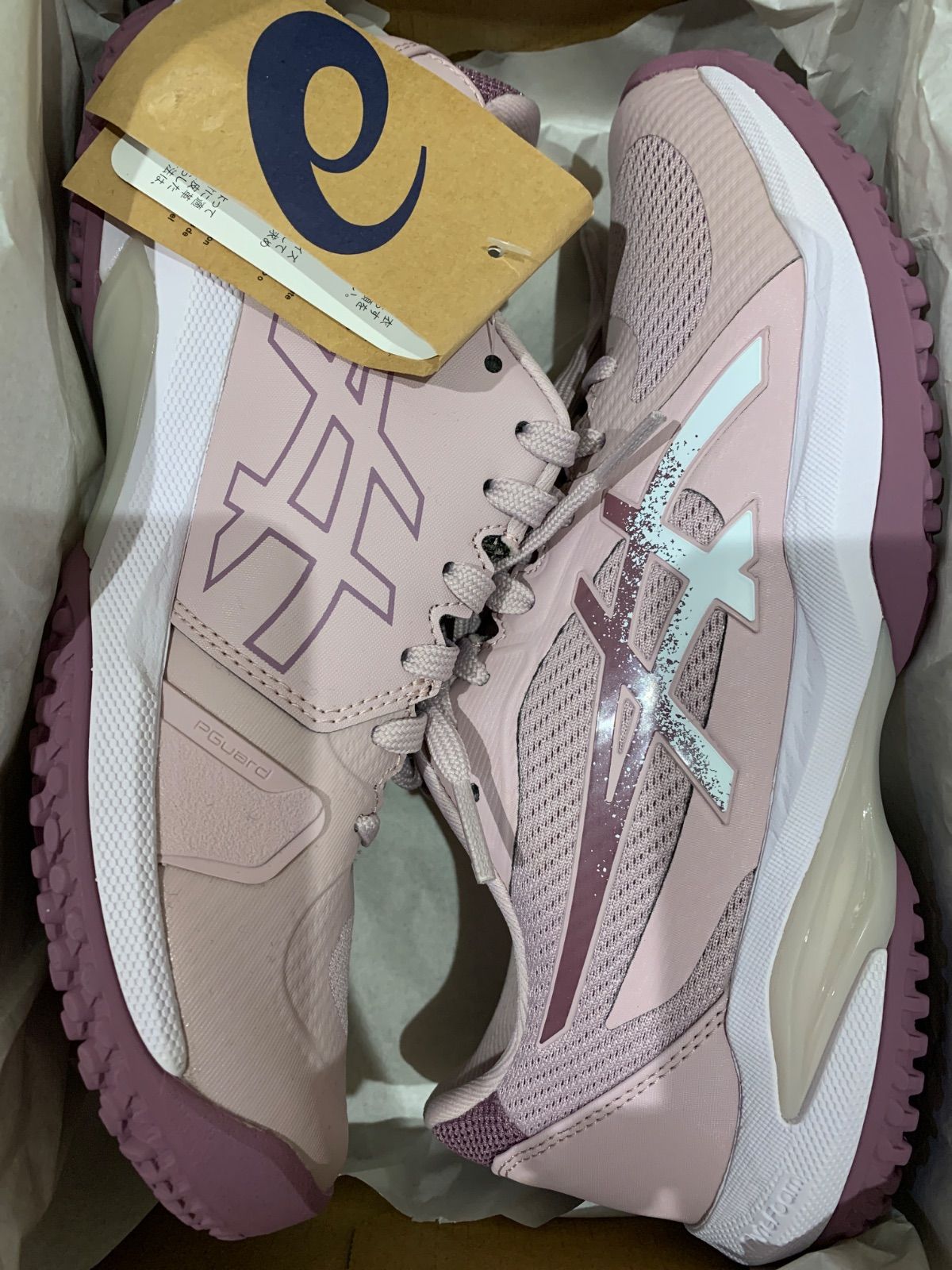 アシックスレディーステニスシューズ軽量