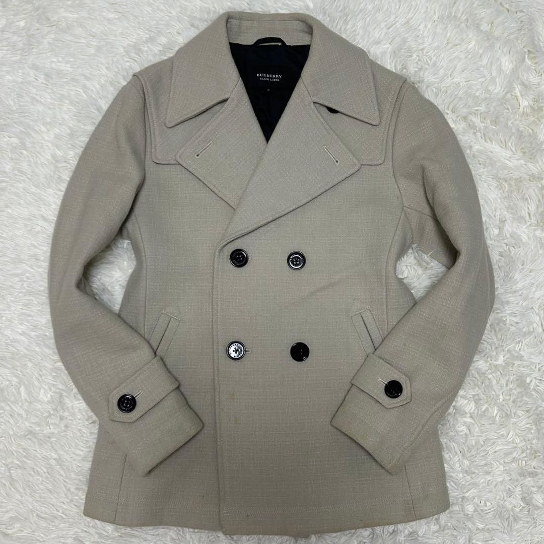 美品/M】BURBERRY BLACKLABEL バーバリー ブラックレーベル ピーコート