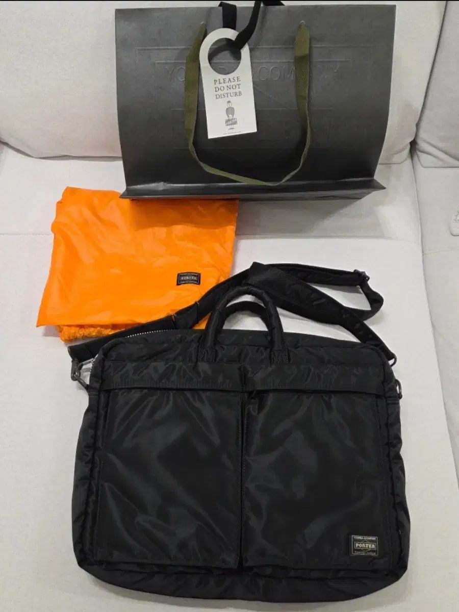 ポーター オールニュータンカー 2 WAY ブリーフケース ドキュメントバッグ ブラック