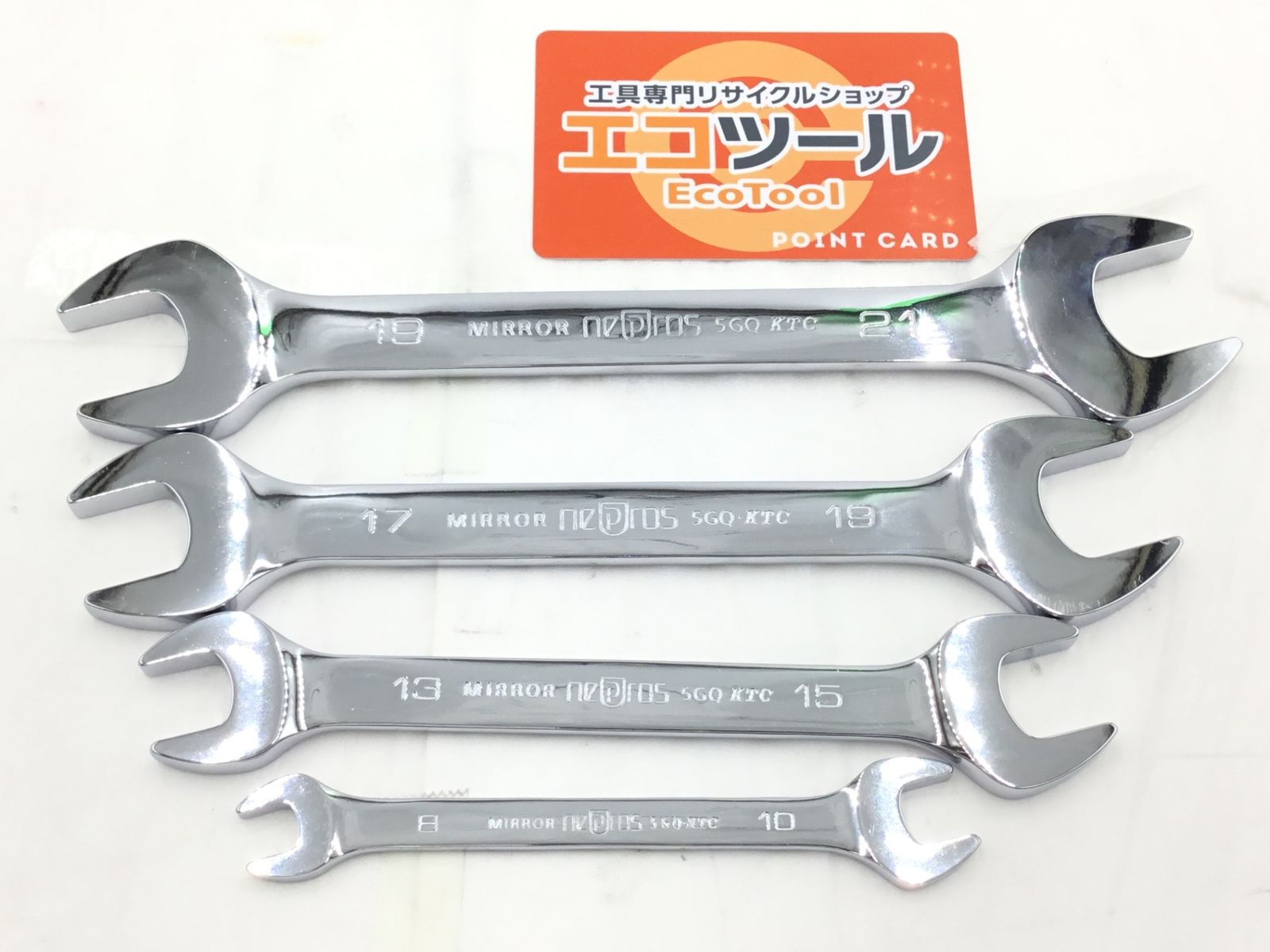 品 KTC Nepros ネプロス NS 2 0810 1315 1719 1921 両口スパナ 4本セット IT_D 8 U 5 Q 半田 M 04