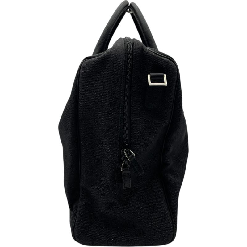 グッチ GUCCI ボストンバッグ 196356 ブラック GGデニム ユニセックス