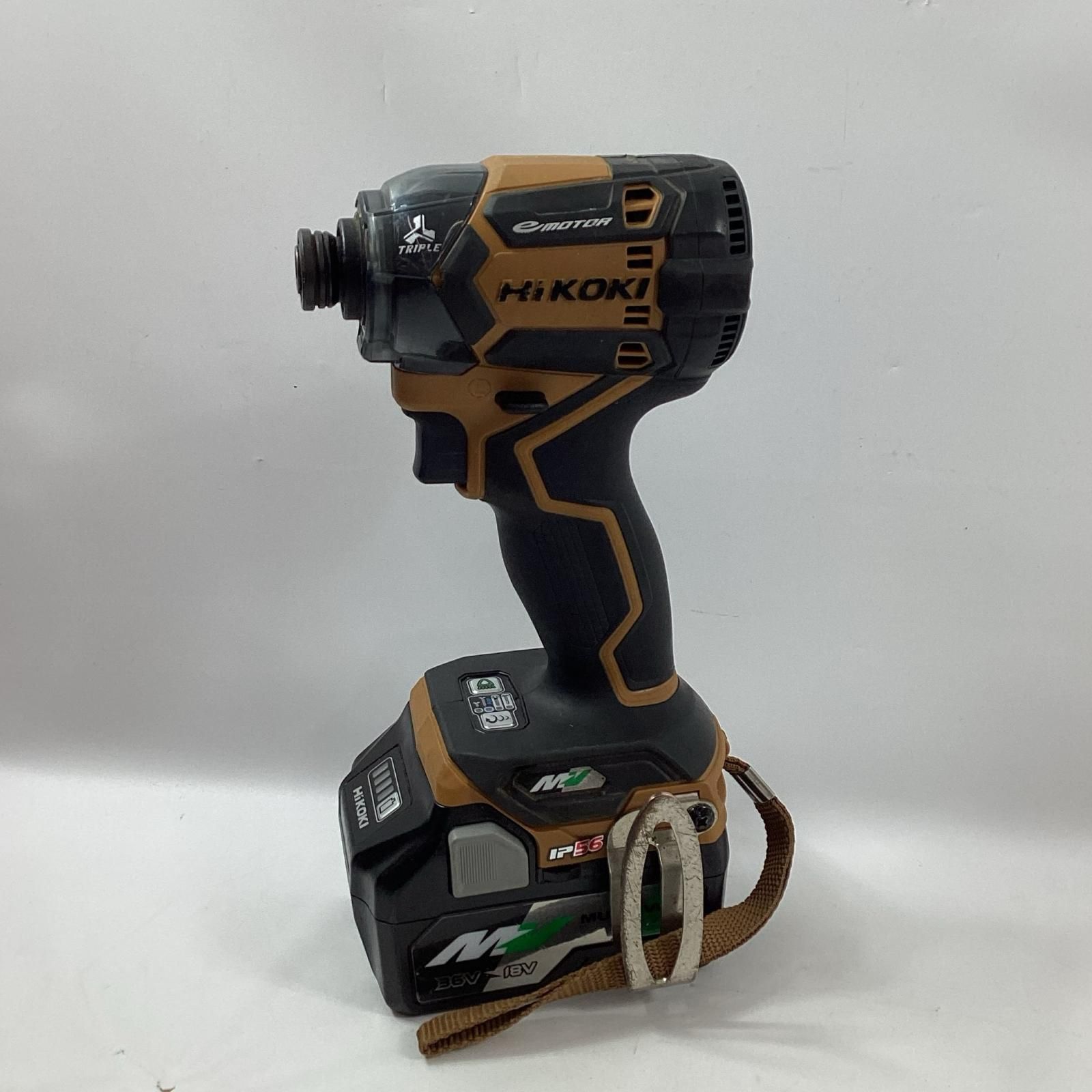 HiKOKI ハイコーキ インパクトドライバ WH 36 DC グランドキャメル 充電池 付
