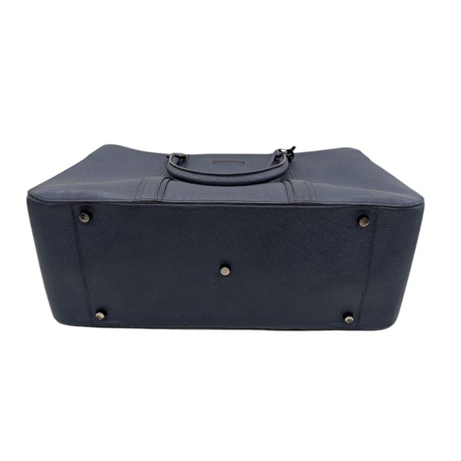 Burberry バーバリー ボストンバッグ ネイビー BURBERRY バーバリー ボストンバッグ ブリーフケース レザー ネイビー