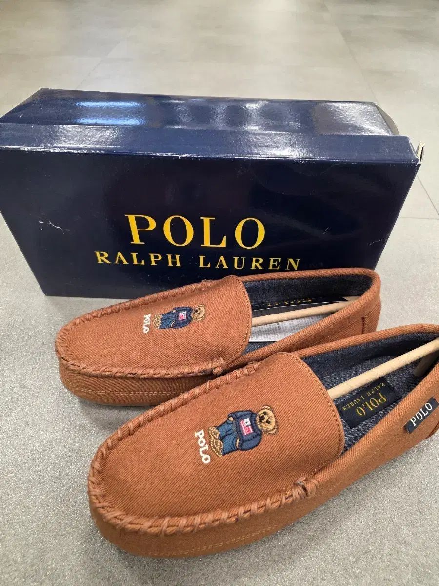 ポロ ラルフローレン ベア ローファー ブラウン 新品 (260) - メルカリ