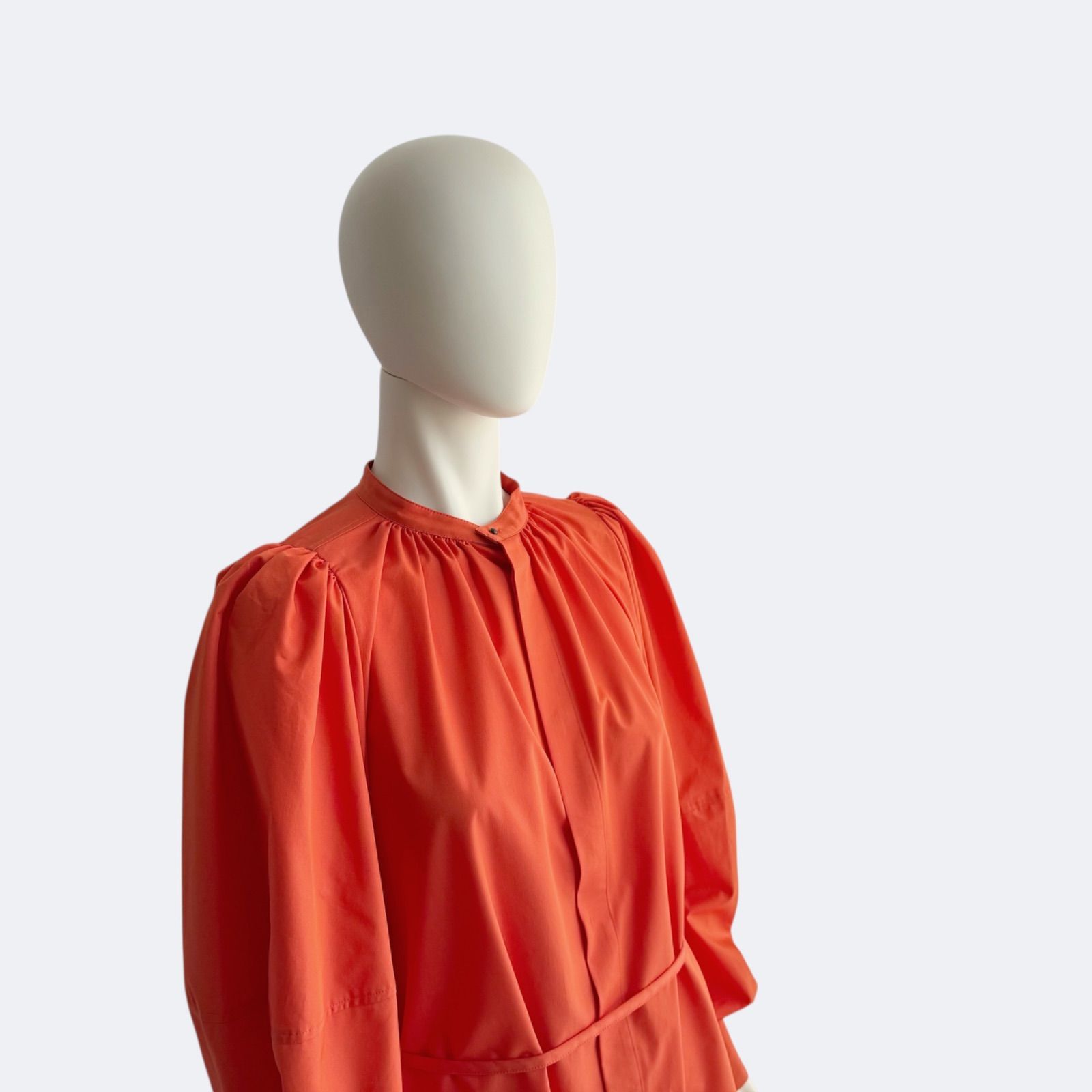 HYKE ハイク オレンジ ロングワンピース 長袖 ワンピース - メルカリ