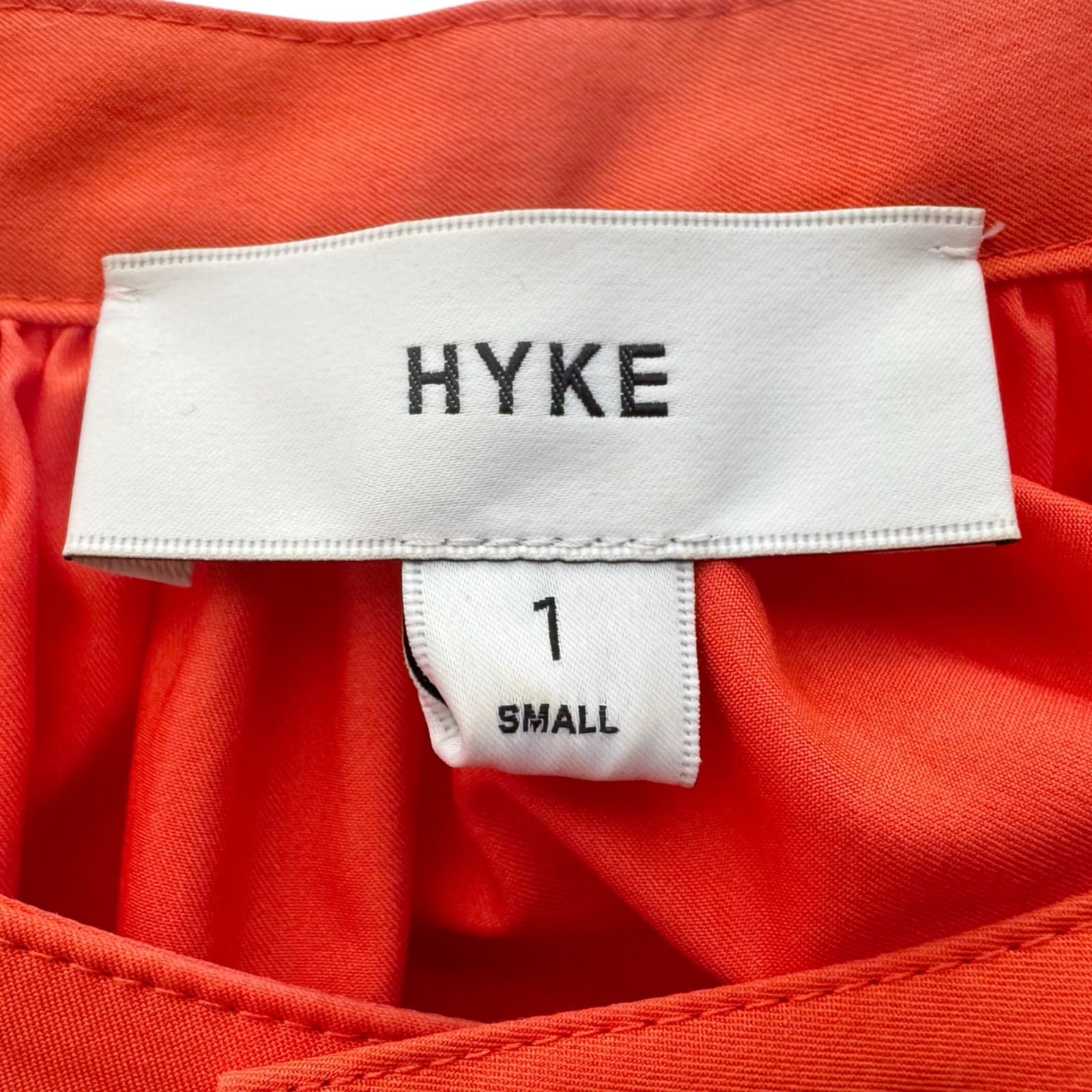 HYKE ハイク オレンジ ロングワンピース 長袖 ワンピース - メルカリ 