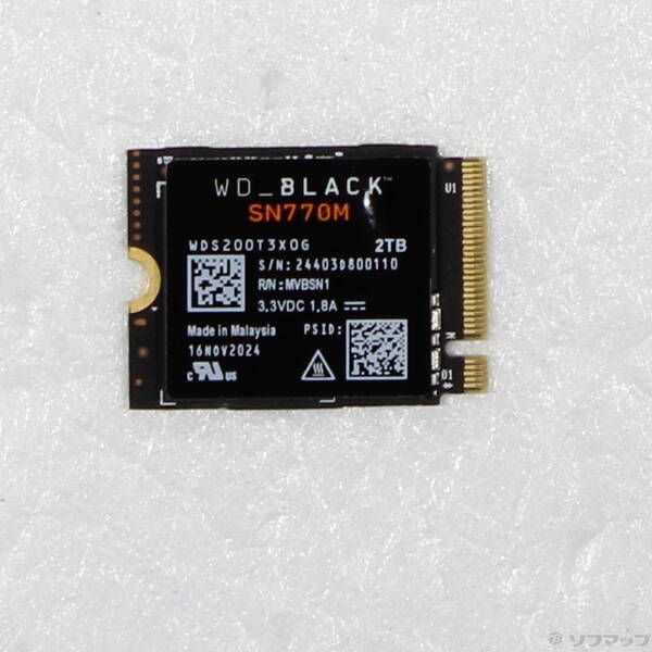 〔 品〕 WD Black SN 770 M NVMe SSD 377