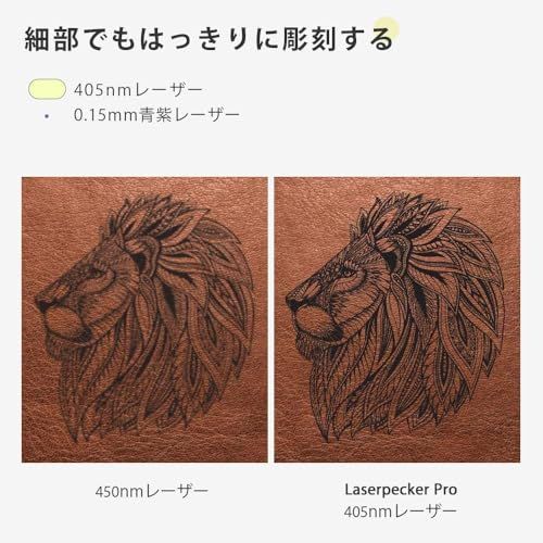 Laserpecker pro レーザー彫刻機 折り畳み式 小型 レーザー刻印機 超コンパクト 初心者向けレーザー彫刻 家庭用レーザー加工機 DIY プレゼント 木 紙 革 布 果物 加工可 日本語アプリ簡単操作 PC使用不可 レーザークラス 6 a 2900 ed