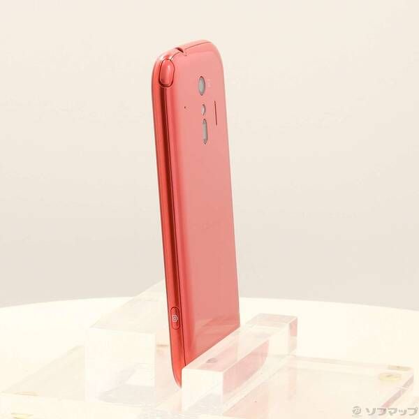 中古品〕 らくらくスマートフォン 32GB ピンク F-42A docomoロック解除