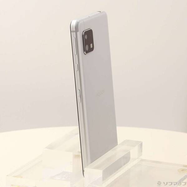 中古品〕 AQUOS sense4 lite 64GB シルバー SH-RM15 楽天 SIMフリー