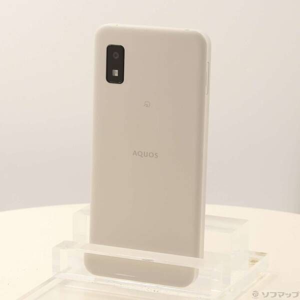 中古品〕 AQUOS wish2 64GB アイボリー A204SH Y!mobile SIMフリー