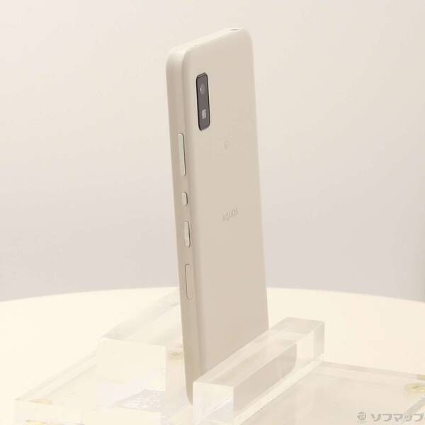 中古品〕 AQUOS wish2 64GB アイボリー A204SH Y!mobile SIMフリー