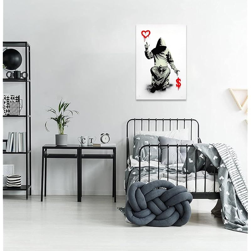 新品】 Banksy バンクシー 愛とお金 ポスター アートパネル 絵画 写真