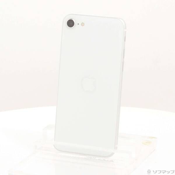 中古品〕 iPhone SE 第2世代 256GB ホワイト MXVU2J／A SIMフリー【349