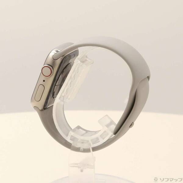 〔 品〕 Apple Watch Series 7 GPS Cellular 41 mm チタニウムケース ライトグレイスポーツバンド 198