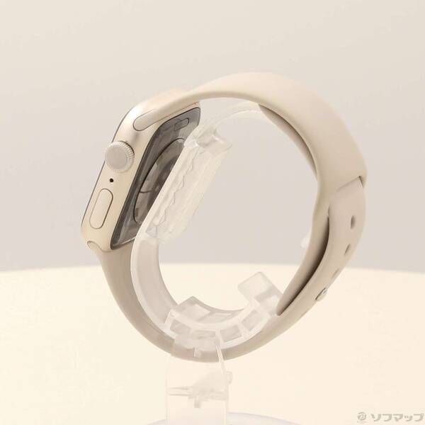 〔 品〕 Apple Watch Series 8 GPS 41 mm スターライトアルミニウムケース スターライトスポーツバンド 198