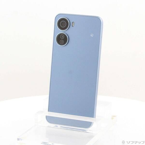 中古品〕 Libero 5G IV 128GB ブルー ZESCD1 Y!mobile SIMフリー【349