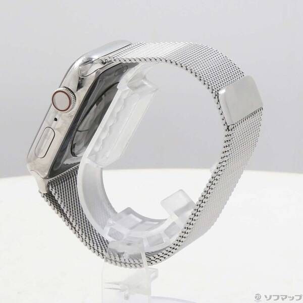 〔 品〕 Apple Watch Series 6 GPS Cellular 44 mm シルバーステンレススチールケース シルバーミラネーゼループ 377