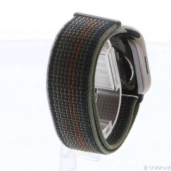  〔 品〕 Apple Watch Series 8 GPS Cellular 45 mm グラファイトステンレススチールケース ミッドナイトスポーツループ 352 Apple Watch本体 スマートウォッチ ウェアラブル