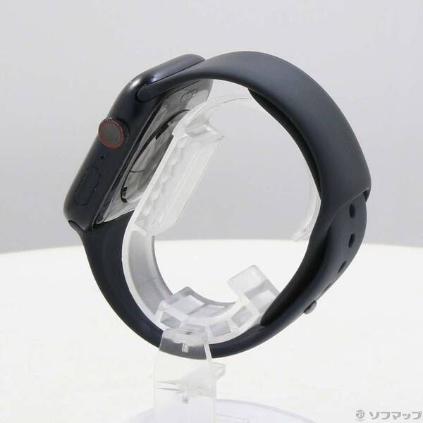 〔 品〕 Apple Watch Series 8 GPS Cellular 45 mm ミッドナイトアルミニウムケース ミッドナイトスポーツバンド 297