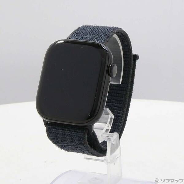 〔展示品〕 Apple Watch Series 10 GPS 46 mm ジェットブラックアルミニウムケース インクスポーツループ 352