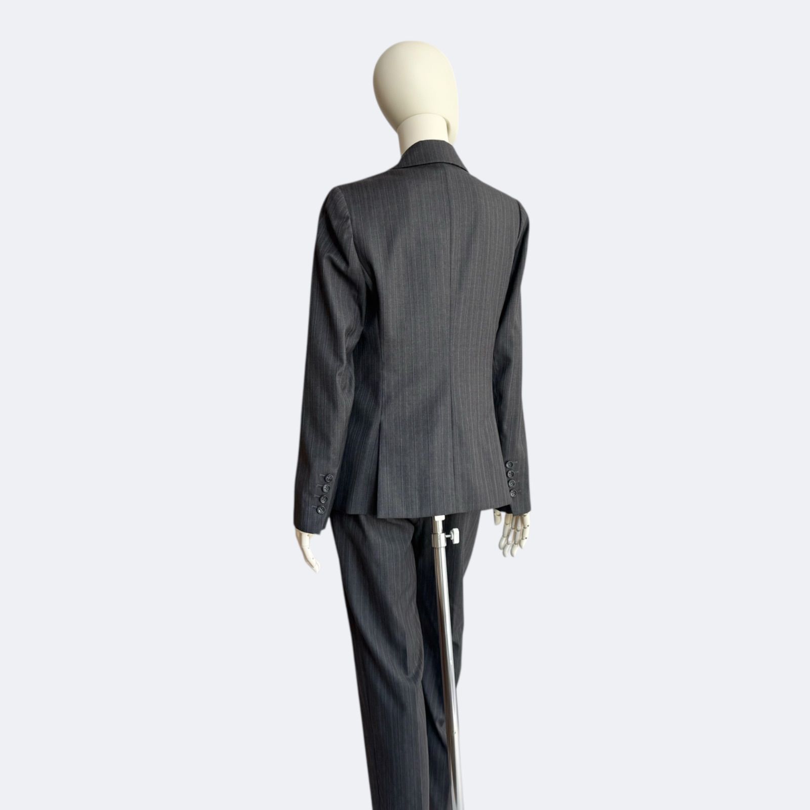 Theory luxe セオリーリュクス パンツスーツ グレー ストライプ - メルカリ