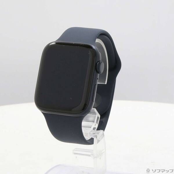 〔 品〕 Apple Watch SE 第3世代 GPS 44 mm ミッドナイトアルミニウムケース ミッドナイトスポーツバンド 198