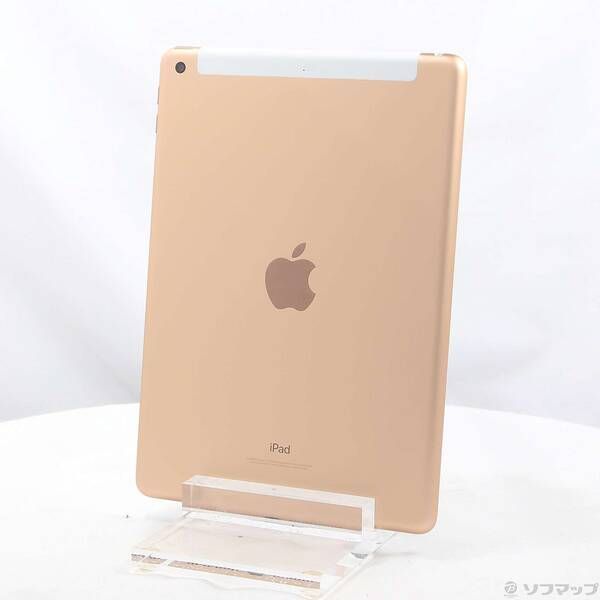 中古品〕 iPad 第6世代 32GB ゴールド MRM02J／A docomoロック解除SIM