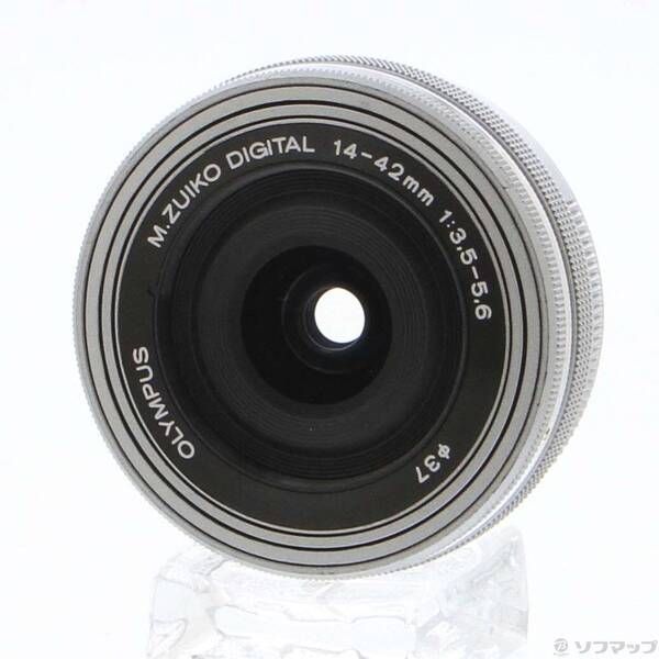 〔 品〕 M ZUIKO DIGITAL ED 14 42 mm F 3 5 6 EZ シルバー μ4 262