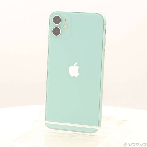 中古品〕 iPhone11 128GB グリーン NWM62J／A SIMフリー【262】 - メルカリ