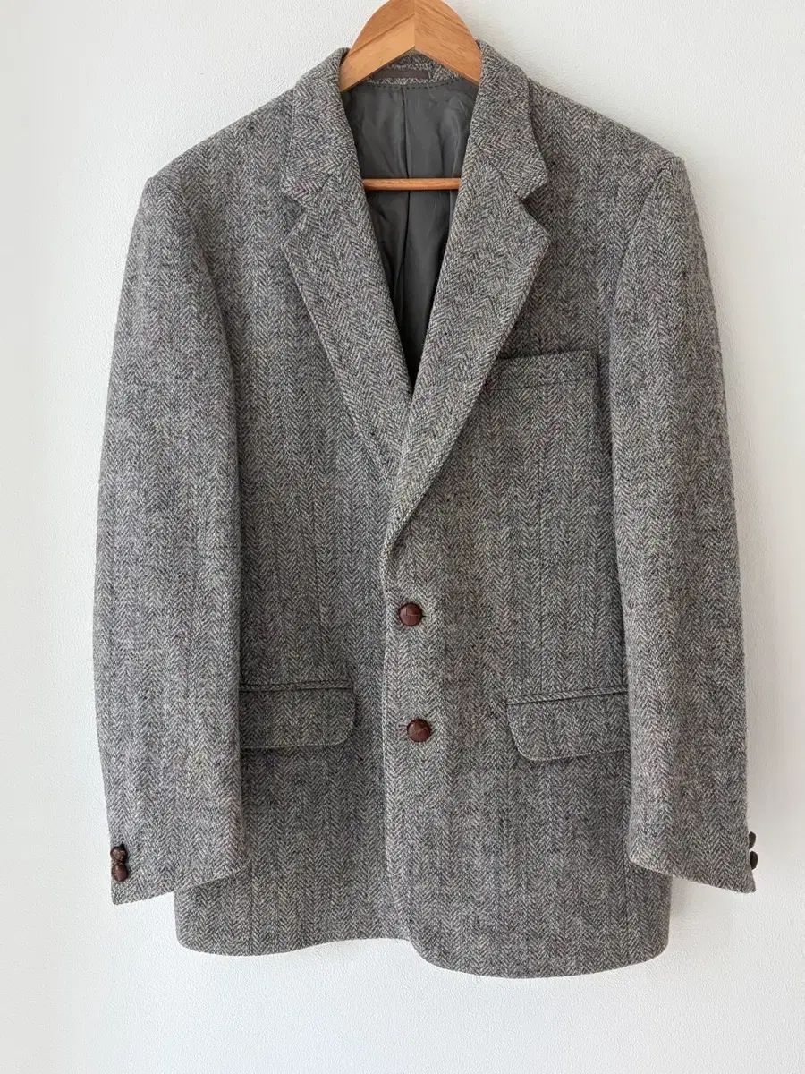 ハリーツイード ヘリンボーン ウールジャケット