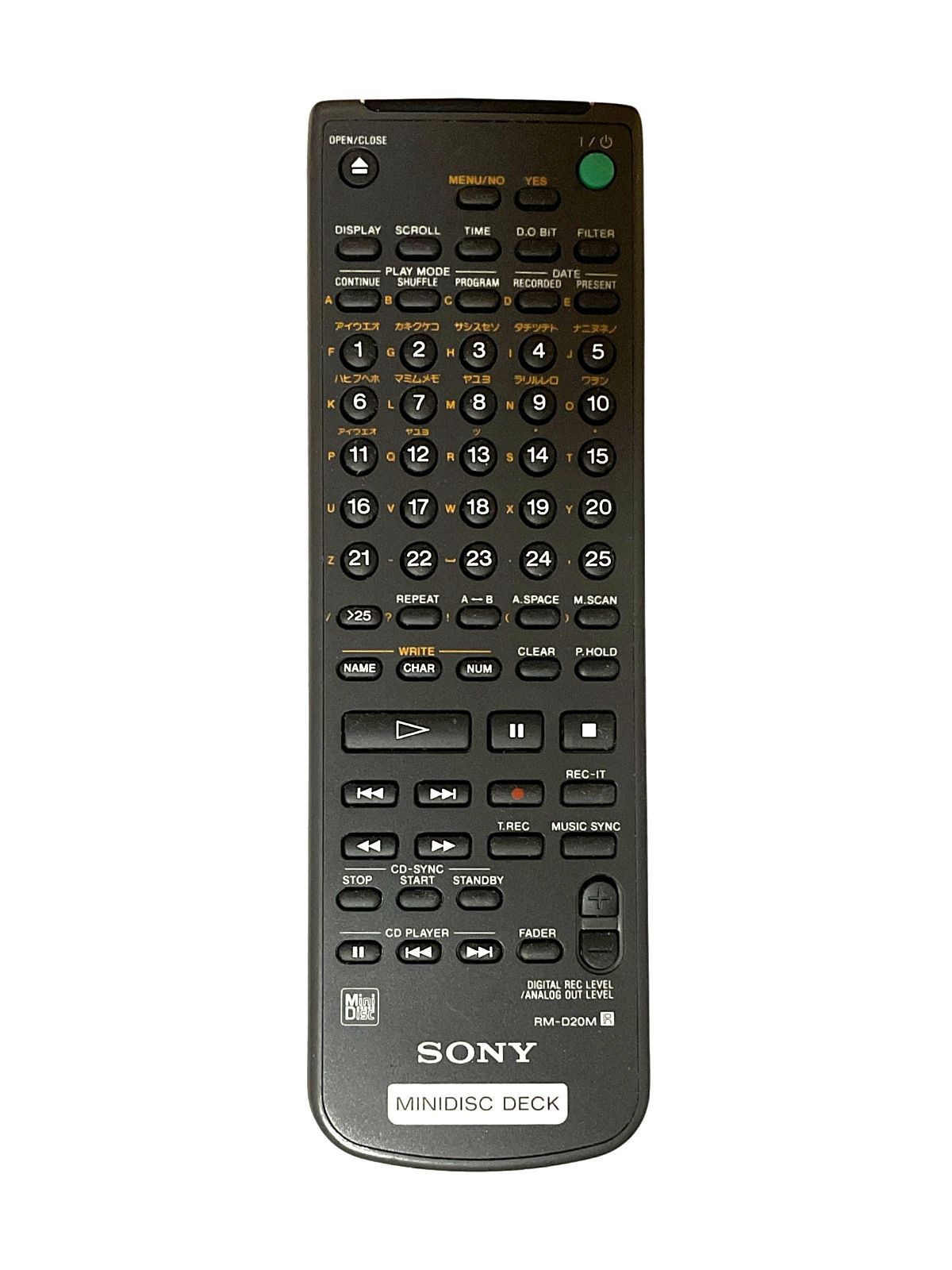 保証付】ソニー SONY MDデッキ 純正リモコン 「RM-D20M」 - メルカリ