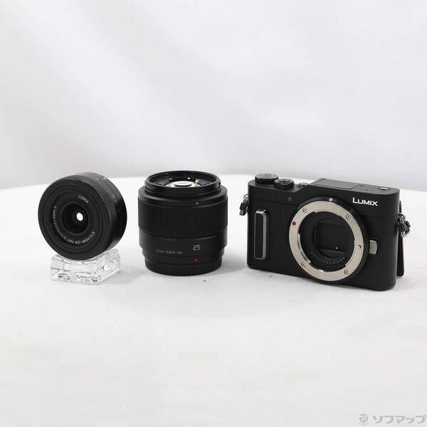 〔 品〕 LUMIX DC GF 10 W K ダブルレンズキット ブラック 269