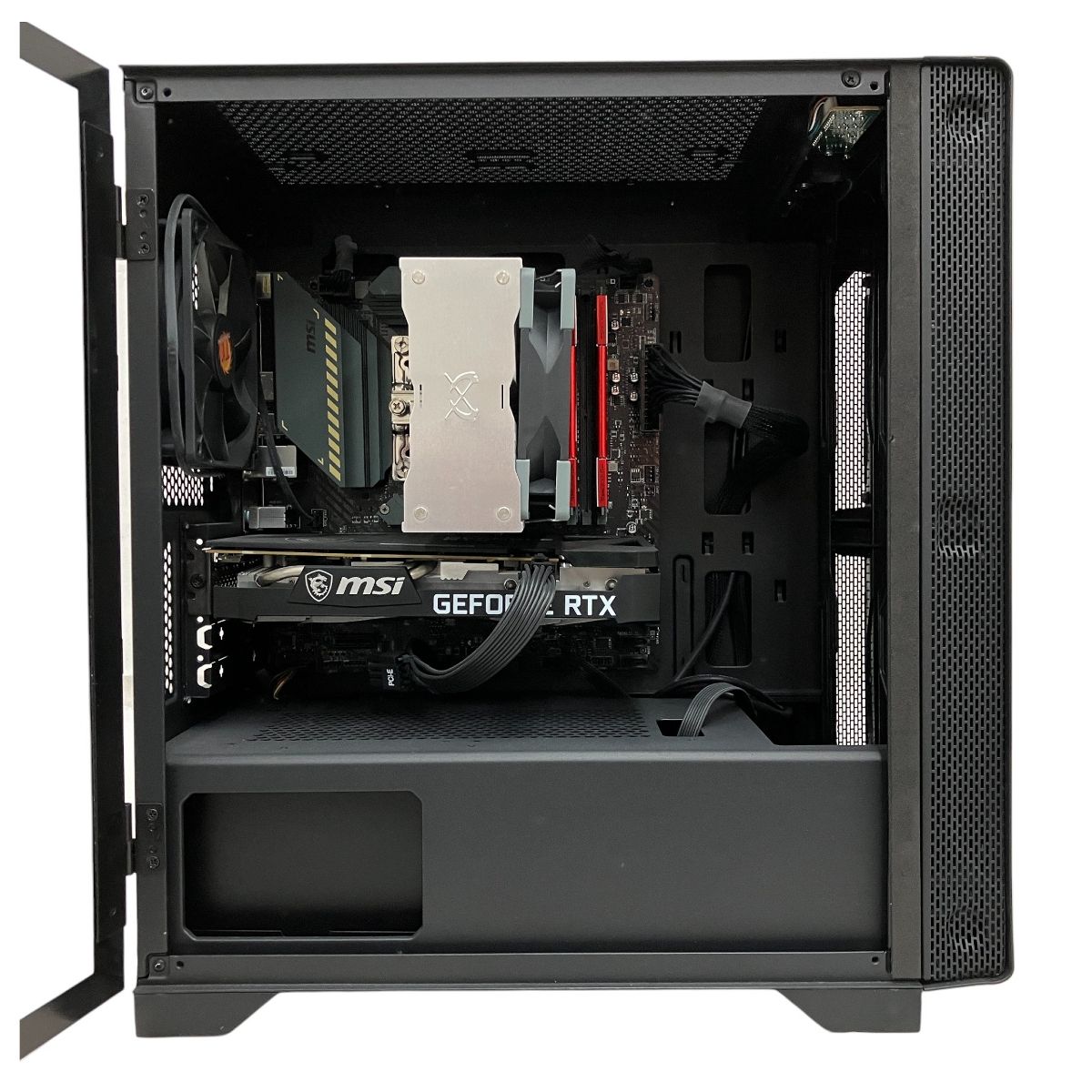 自作パソコン Thermaltake デスクトップ パソコン i5 11400F 16GB SSD