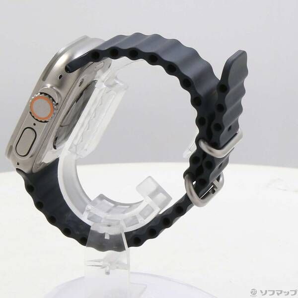 〔 品〕 Apple Watch Ultra GPS Cellular 49 mm チタニウムケース ミッドナイトオーシャンバンド 198