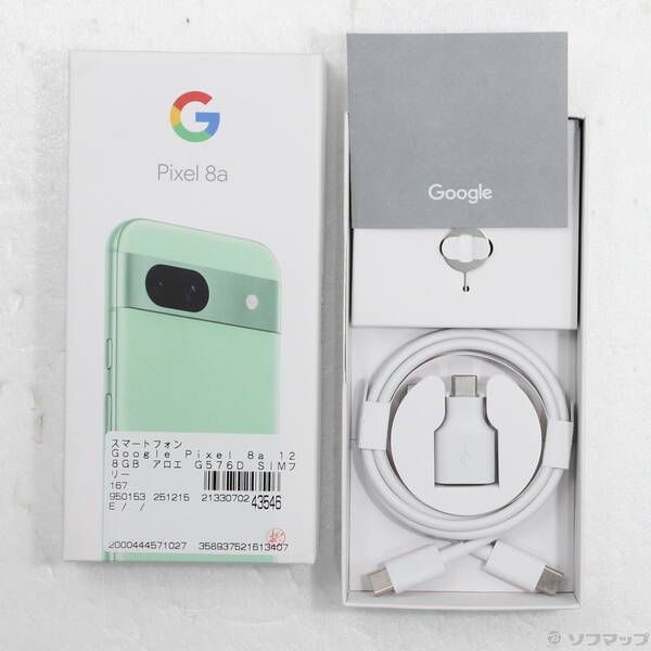 【新品・未使用品】 GooglePixel8a 本体 SIMフリー 緑 アロエ 新品未使用】 GooglePixel8a SIMフリー アロエ