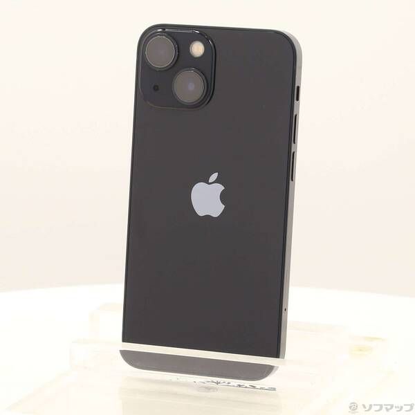 中古品〕 iPhone13 mini 128GB ミッドナイト MLJC3J／A SIMフリー【196