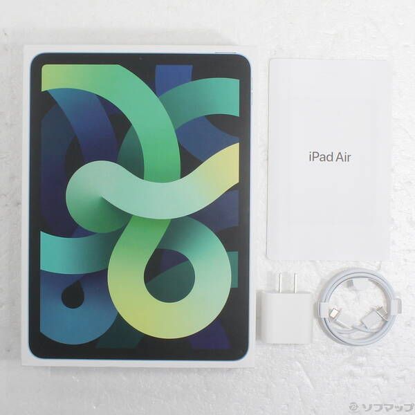  〔 品〕 iPad Air 第4世代 256 GB グリーン MYG 02 J A Wi Fi 349 iPad本体 タブレット