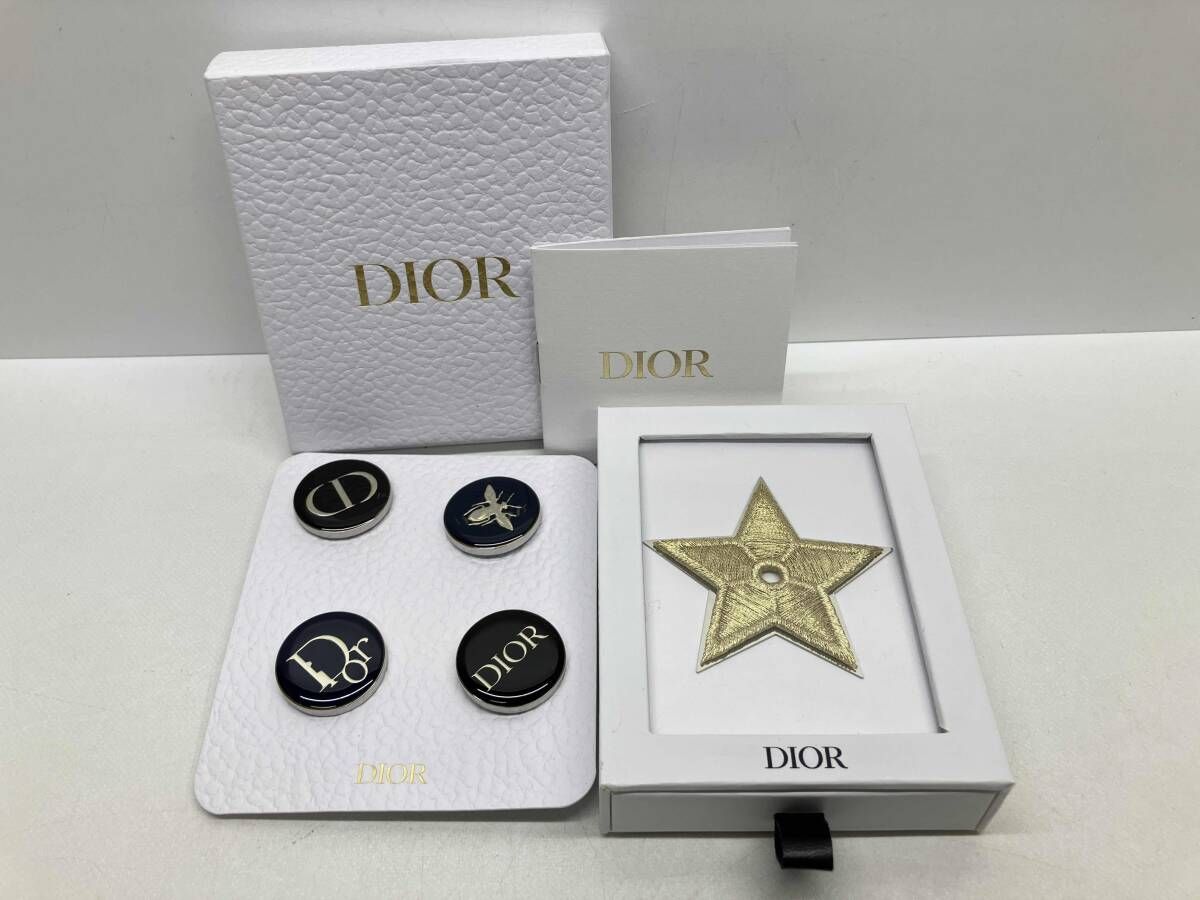 Christian Dior ピンバッジセット 4種 スター クリスチャン ディオール ノベルティ