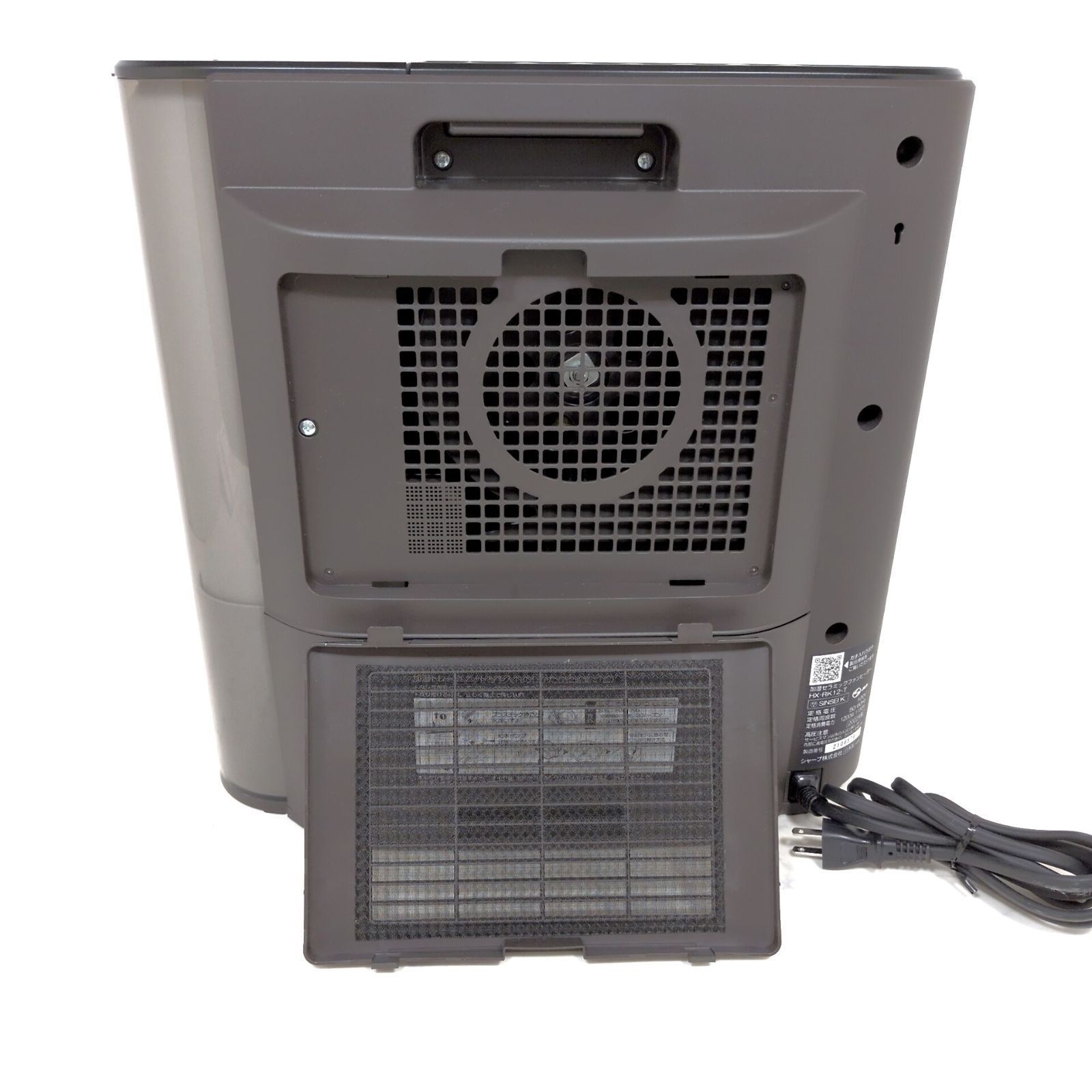 SHARP シャープ 加湿セラミックファンヒーター HX-RK12-T 2022年製