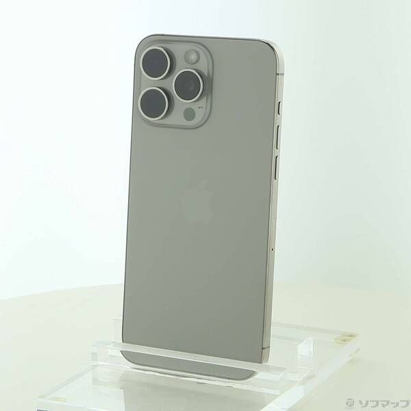 〔 品〕 iPhone 15 Pro Max 256 GB ナチュラルチタニウム MU 6 R 3 J A SIMフリー 196