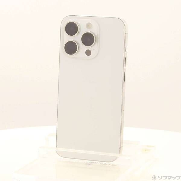 iPhone15 ProMax SIMフリー ホワイトチタニウム 256GB 初期化済み 
