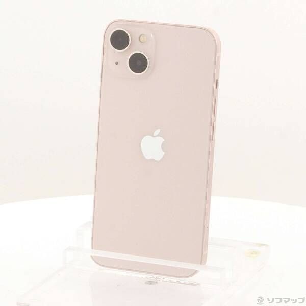 〔 品〕 iPhone 13 128 GB ピンク MLNE 3 J A SIMフリー 269
