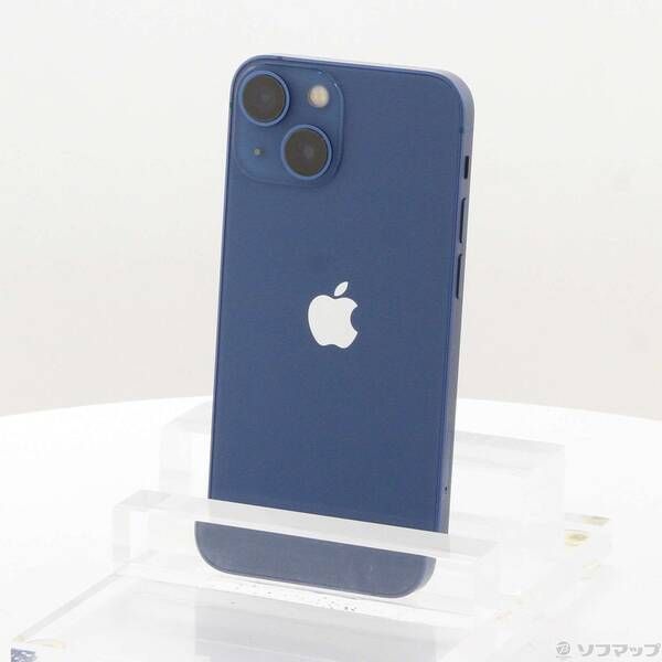 中古品〕 iPhone13 mini 128GB ブルー MLJH3J／A SIMフリー【269
