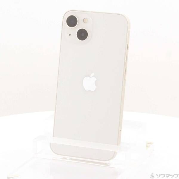 〔 品〕 iPhone 13 128 GB スターライト MLND 3 J A SIMフリー 198
