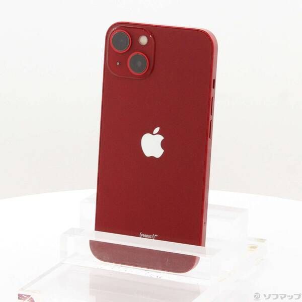 〔 品〕 iPhone 13 128 GB プロダクトレッド MLNF 3 J A SIMフリー 276