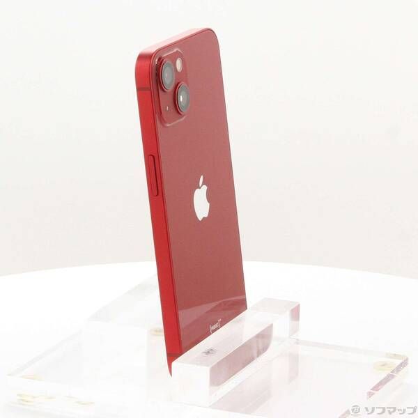 中古品〕 iPhone13 128GB プロダクトレッド MLNF3J／A SIMフリー【276