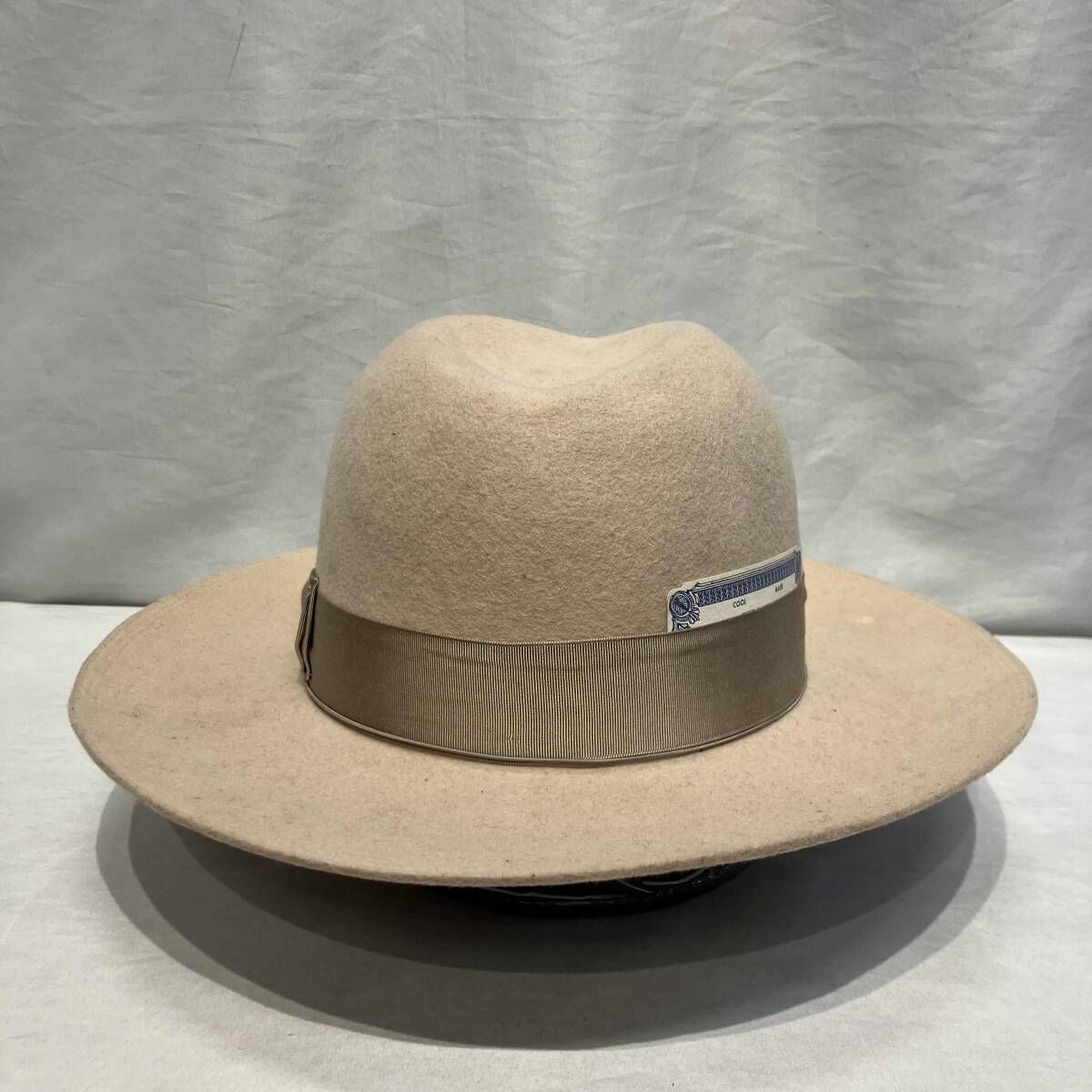 H.W. Dog & Co. ベージュフェルトハット POLKAP RABBIT FUR FELT HAT - Beige – THE H.W.DOG&CO.